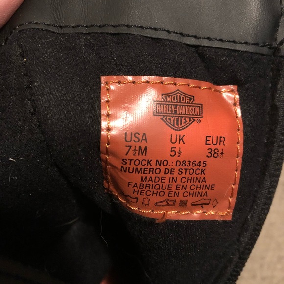 Harley Davidson women’s riding boots - Picture 8 of 8